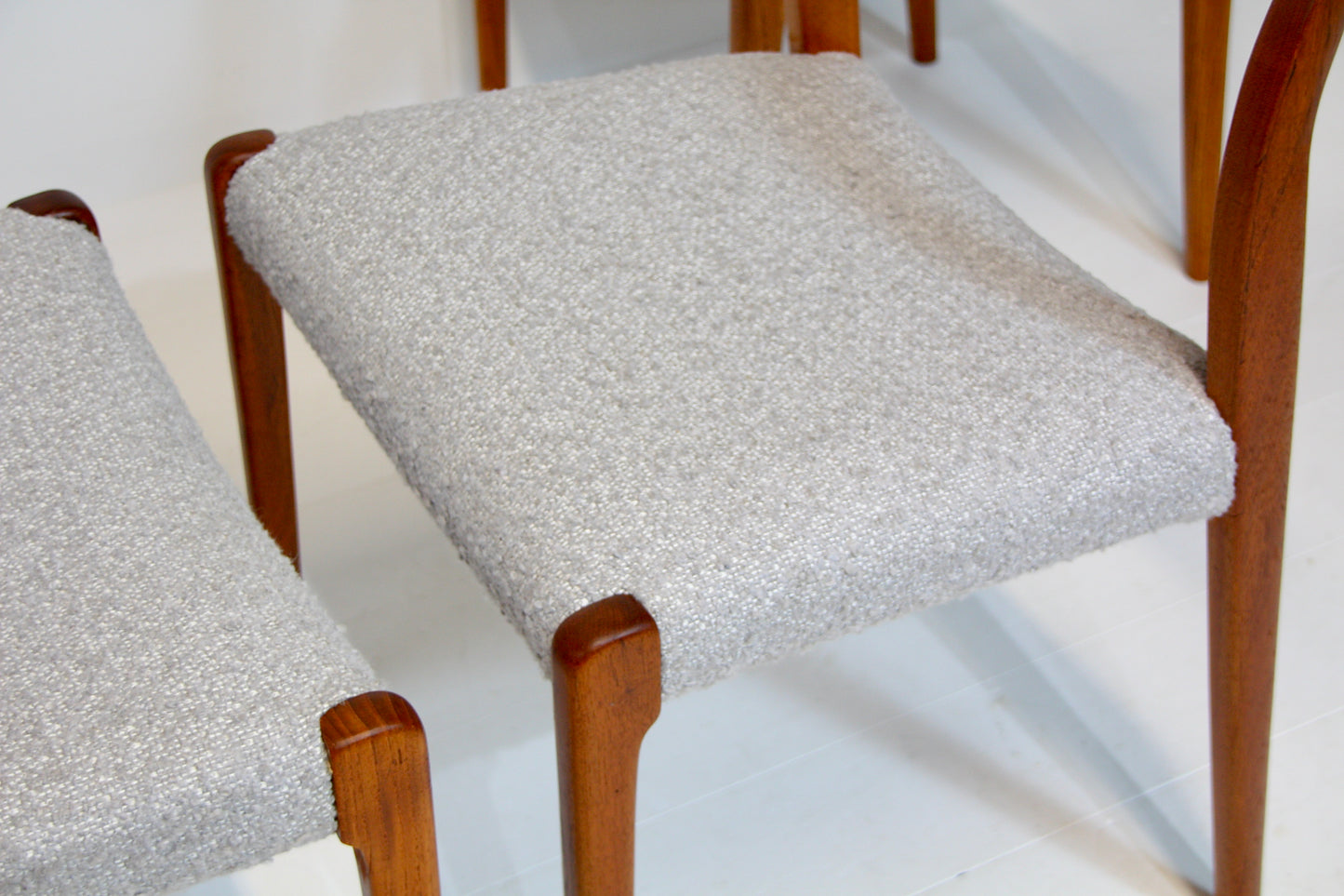 SOLD - Vintage Dining Chairs by Niels Moller - 1951 Model 71 - Teak