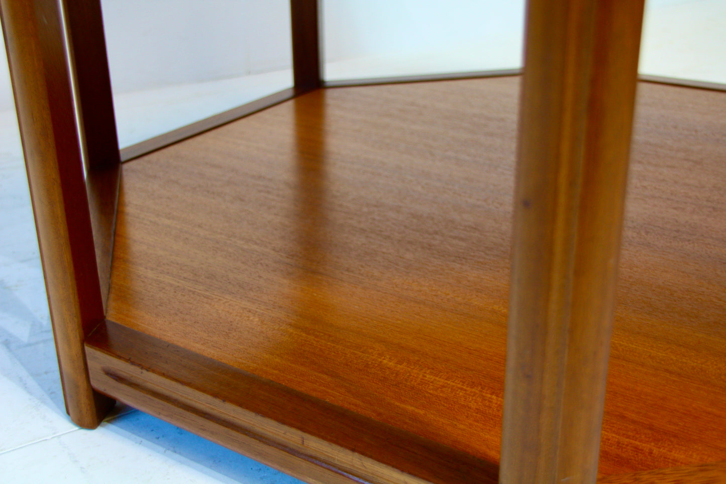 Danish Hexagonal Teak Coffee Table - c.1970