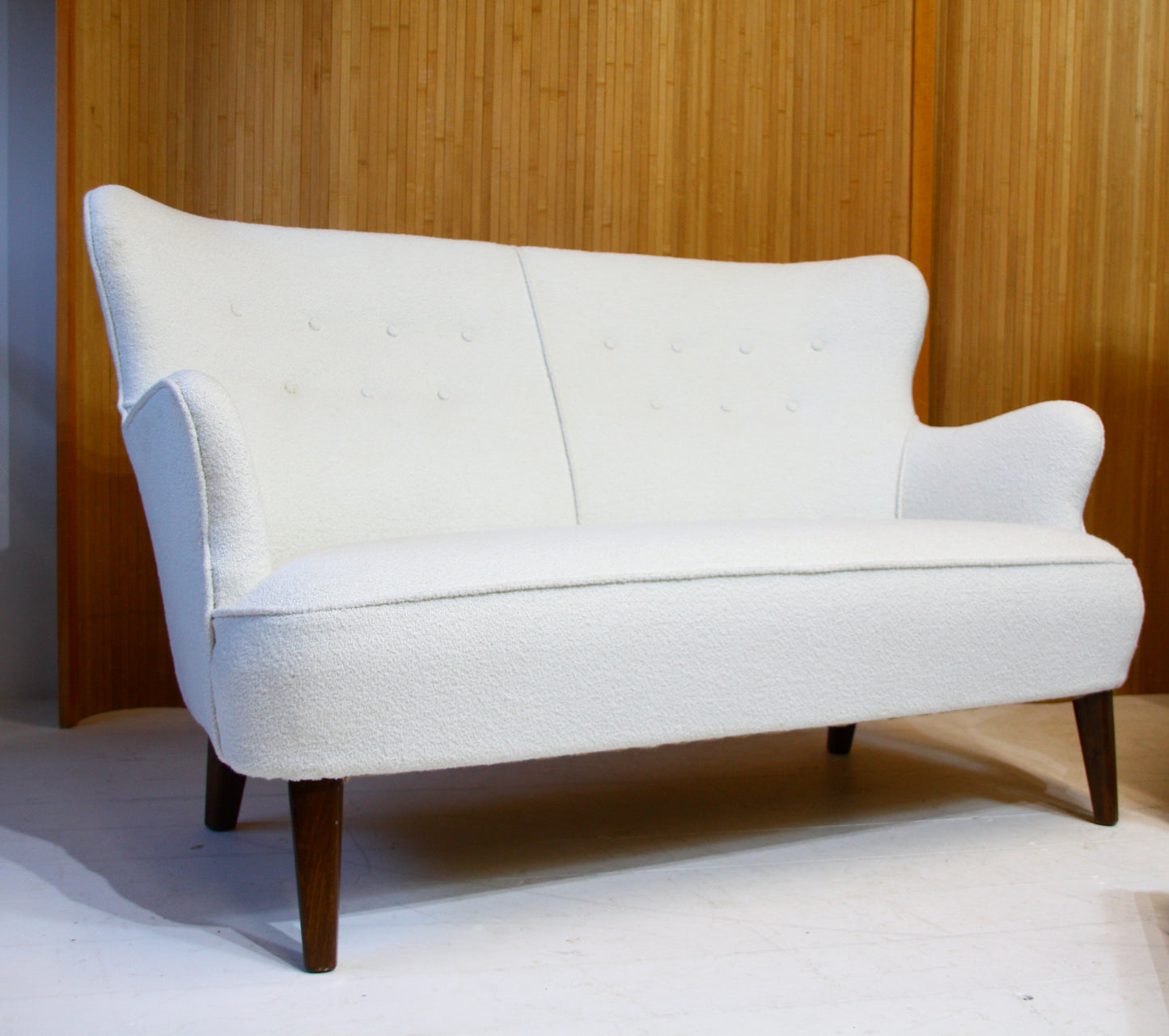 1950s Sofa in Bouclè by Theo Ruth for Artifort