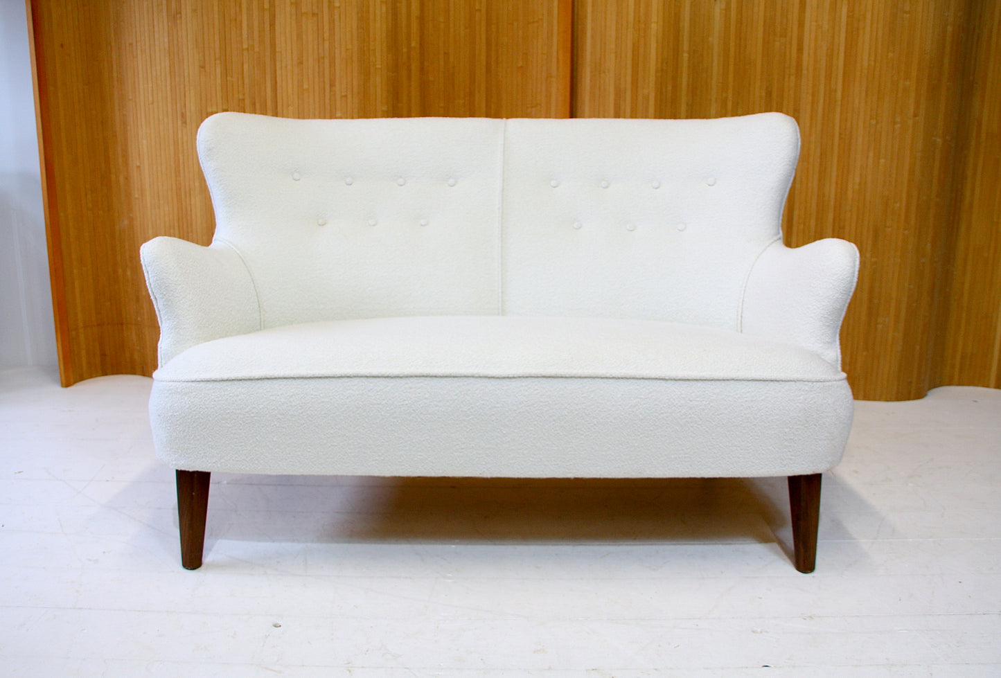 1950s Sofa in Bouclè by Theo Ruth for Artifort