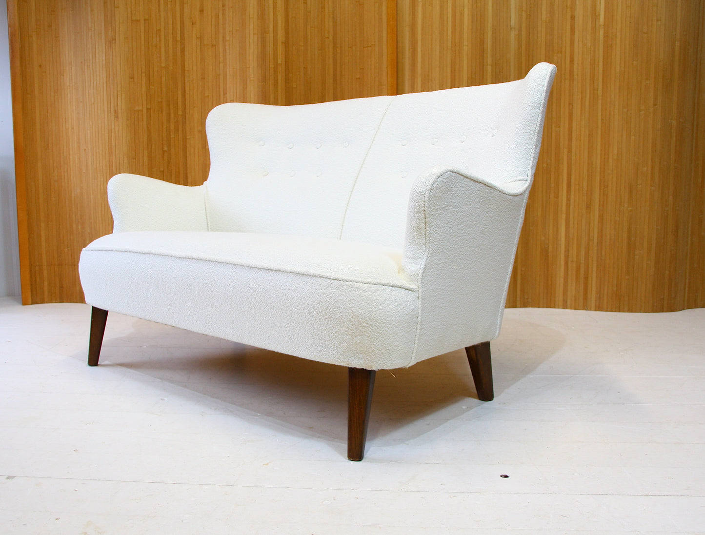 1950s Sofa in Bouclè by Theo Ruth for Artifort