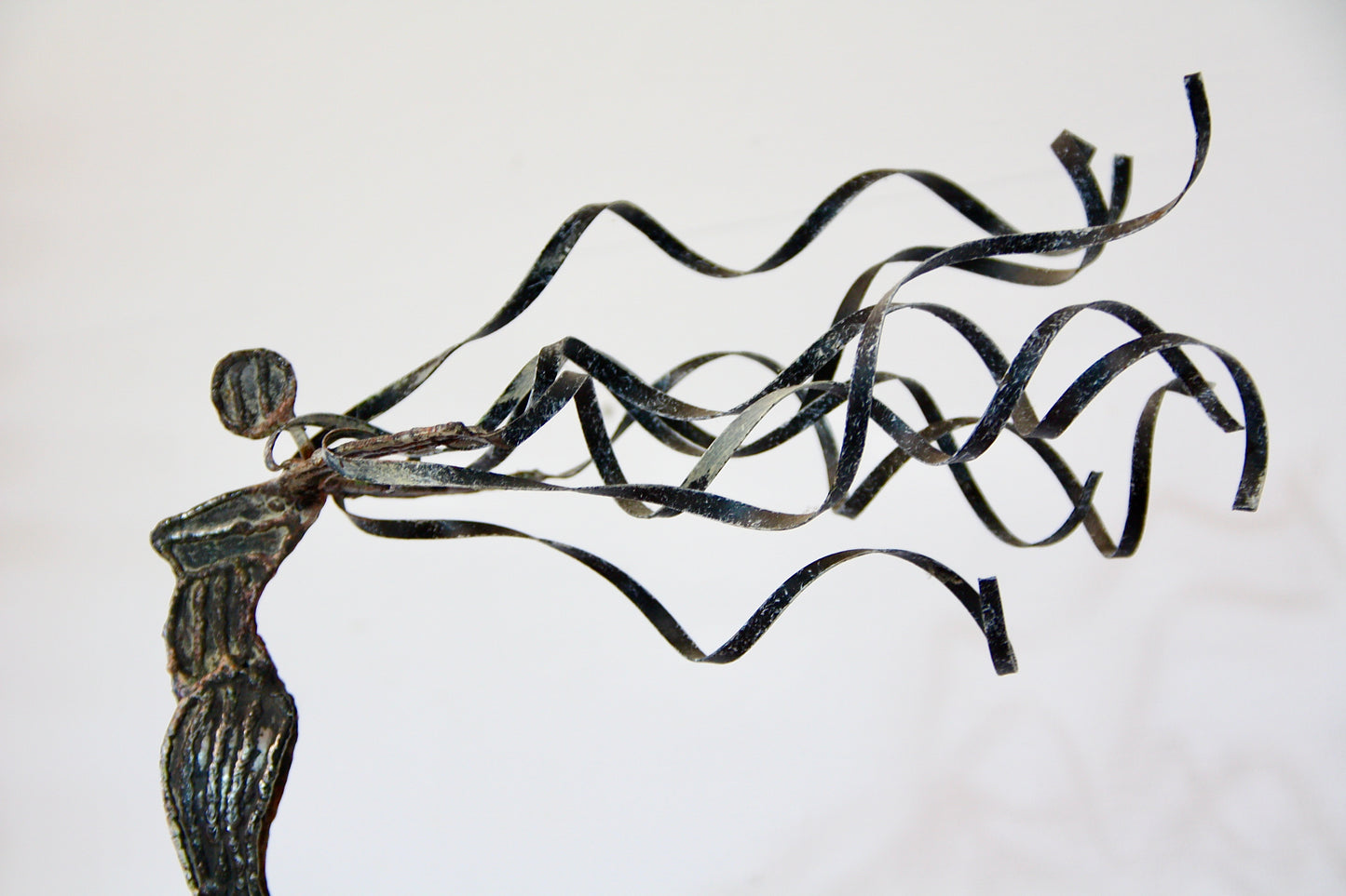 Surrealist Metal Female Sculpture