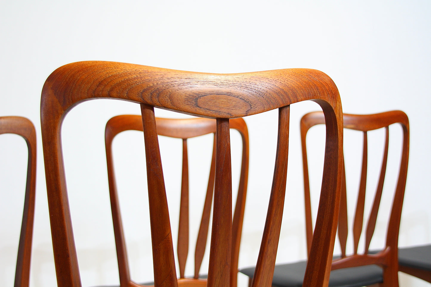 6 Ingrid Teak Dining Chairs by Niels Koefoed - Denmark c.1960