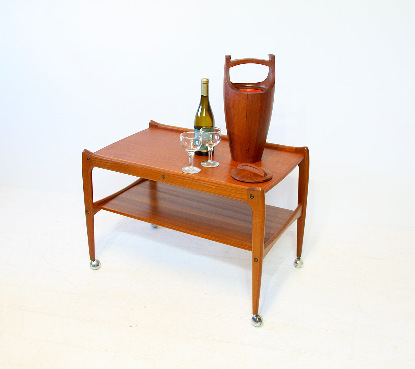 Teak Bar Trolley - Denmark c.1960