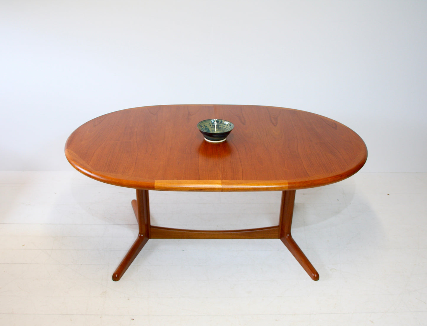 SOLD - Danish Extending Teak Dining Table by Laurits M Larsen Møbelfabrik