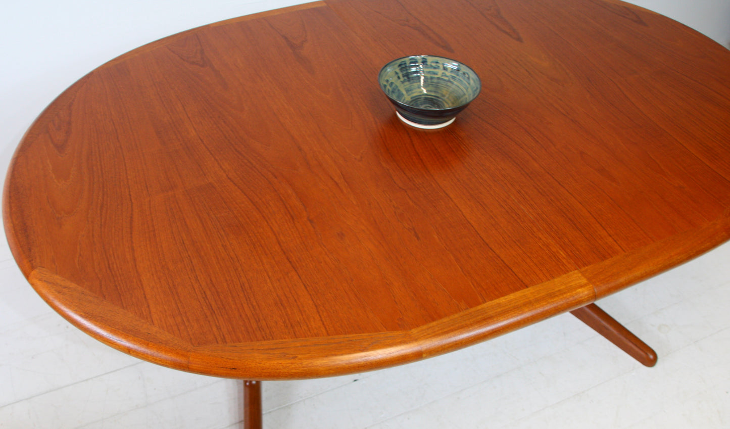 SOLD - Danish Extending Teak Dining Table by Laurits M Larsen Møbelfabrik
