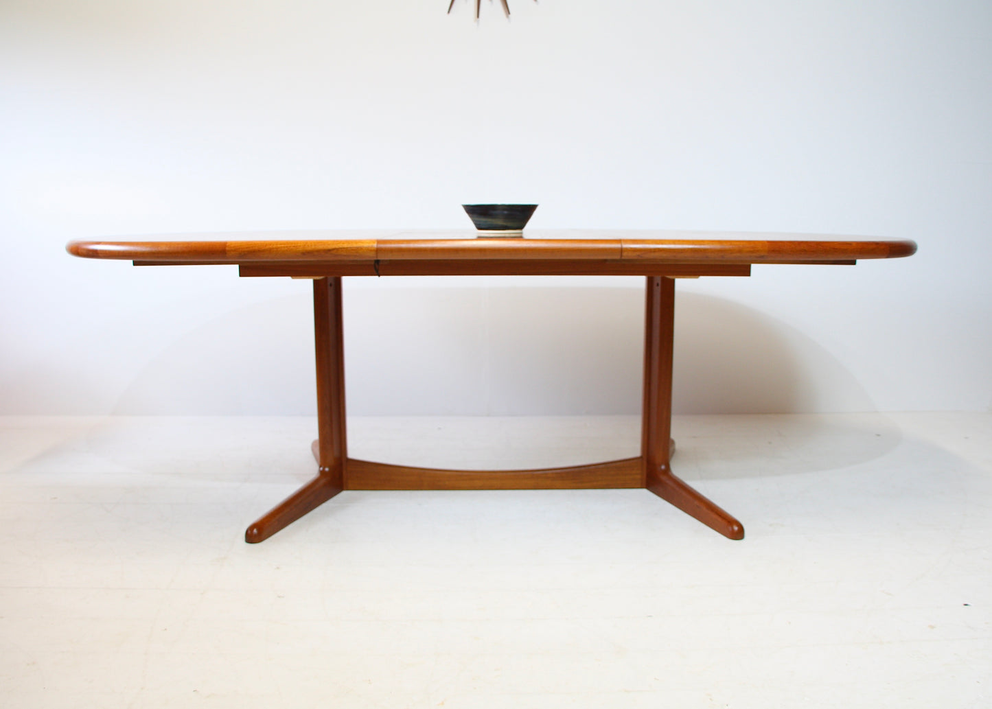 SOLD - Danish Extending Teak Dining Table by Laurits M Larsen Møbelfabrik