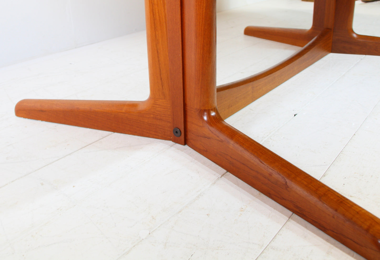 SOLD - Danish Extending Teak Dining Table by Laurits M Larsen Møbelfabrik