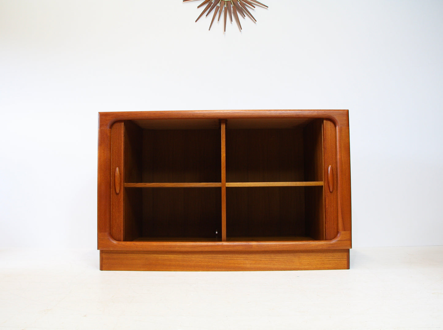 Dyrlund Tambour Door Teak Sideboard - Danish
