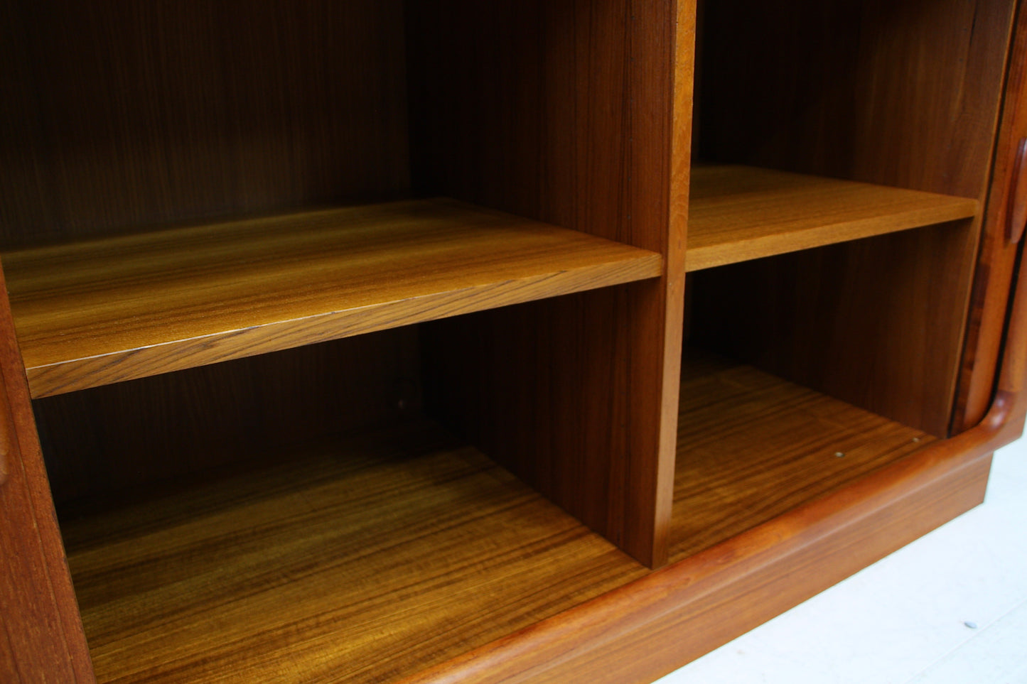 Dyrlund Tambour Door Teak Sideboard - Danish