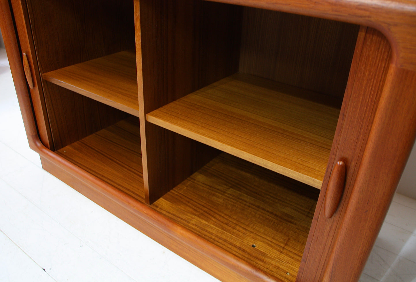 Dyrlund Tambour Door Teak Sideboard - Danish