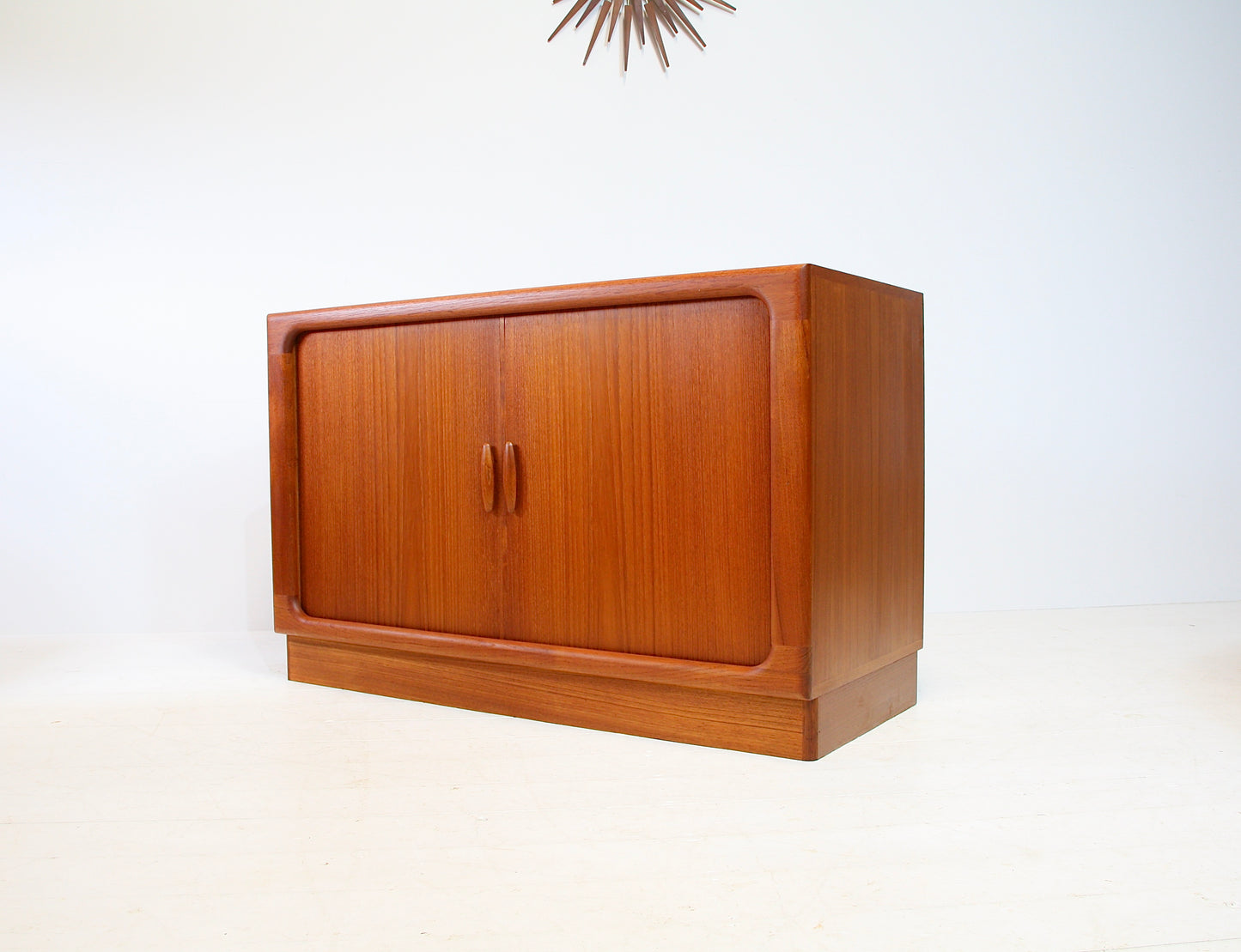 Dyrlund Tambour Door Teak Sideboard - Danish