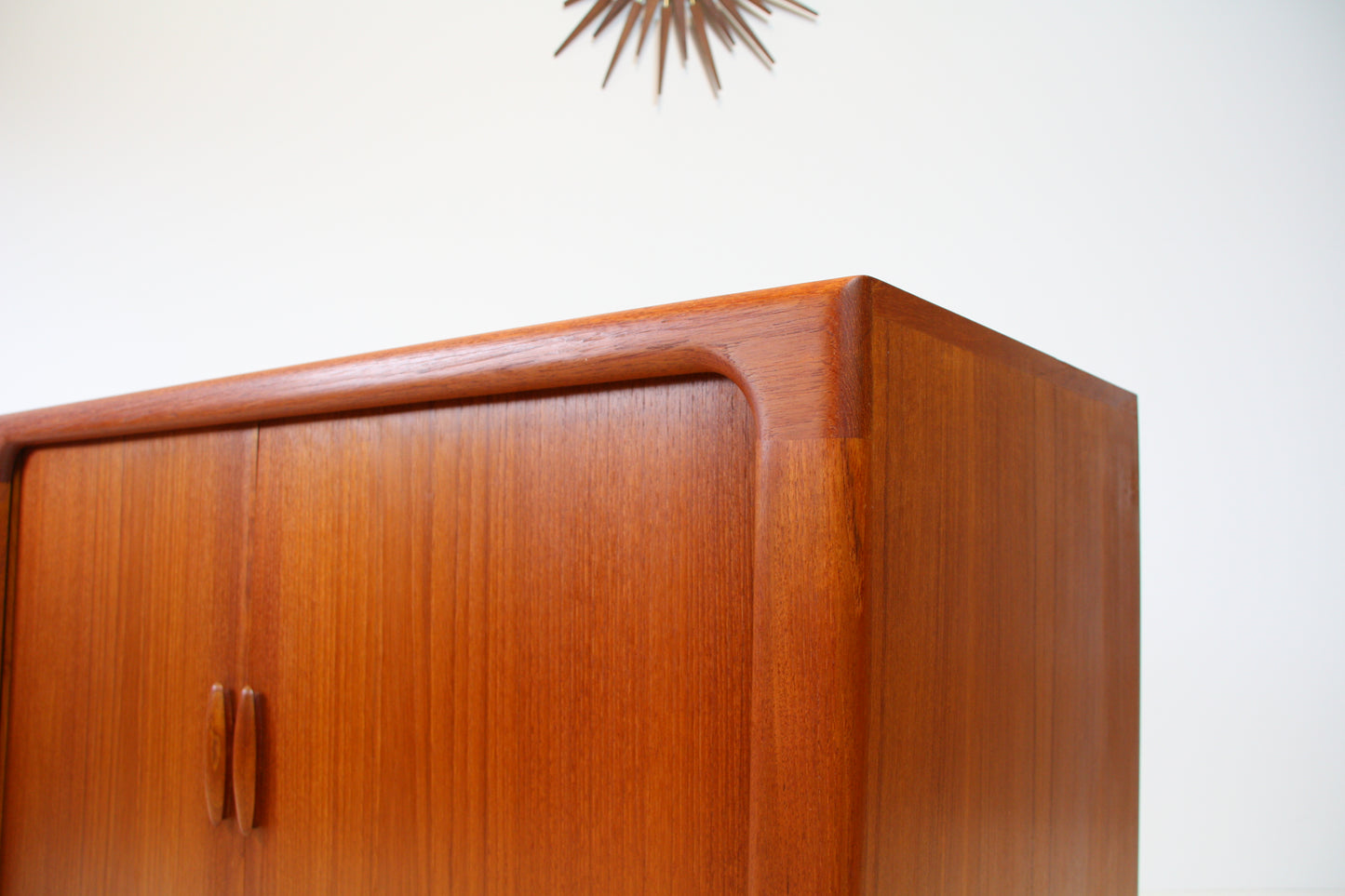 Dyrlund Tambour Door Teak Sideboard - Danish