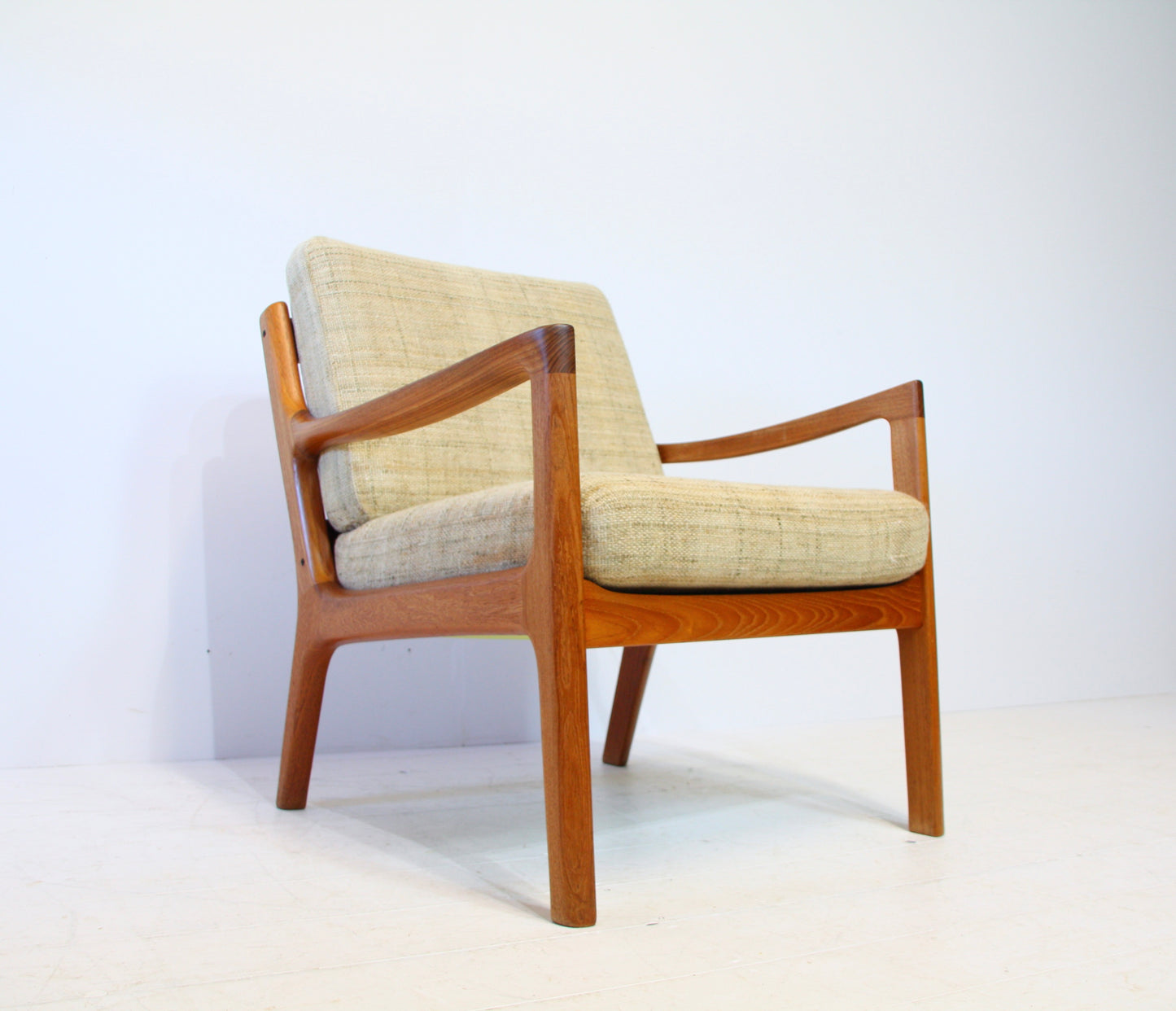 Ole Wanscher Solid Teak Senator Armchair - Danish Modern c.1960