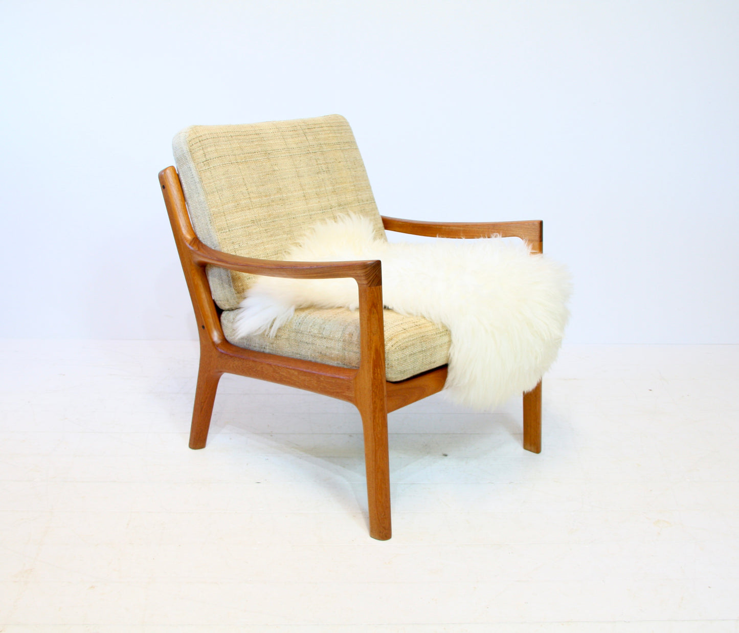 Ole Wanscher Solid Teak Senator Armchair - Danish Modern c.1960