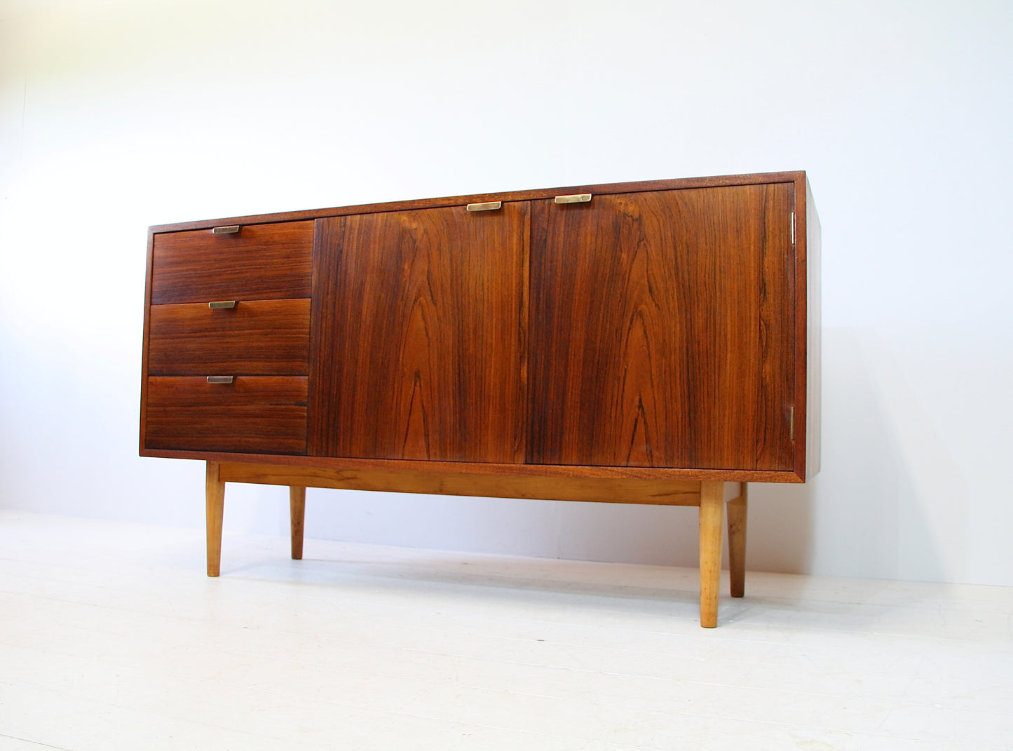 SOLD - Robin Day Hilleplan Unit M Rosewood & Mahogany Sideboard c.1950