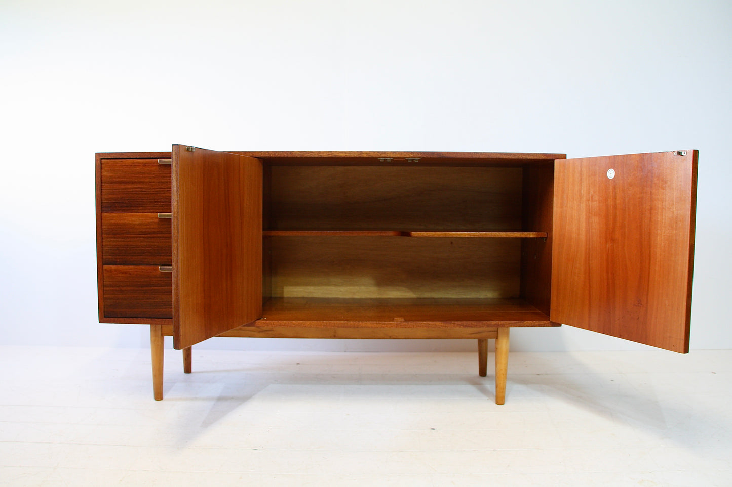 SOLD - Robin Day Hilleplan Unit M Rosewood & Mahogany Sideboard c.1950