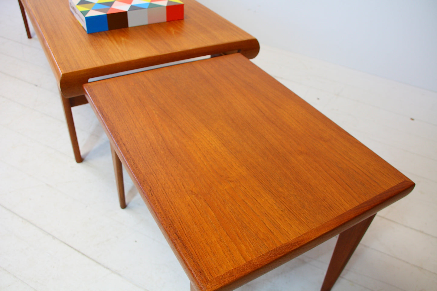 Reserved - XL Johannes Andersen Teak Coffee Table for Trioh - Denmark c.1960