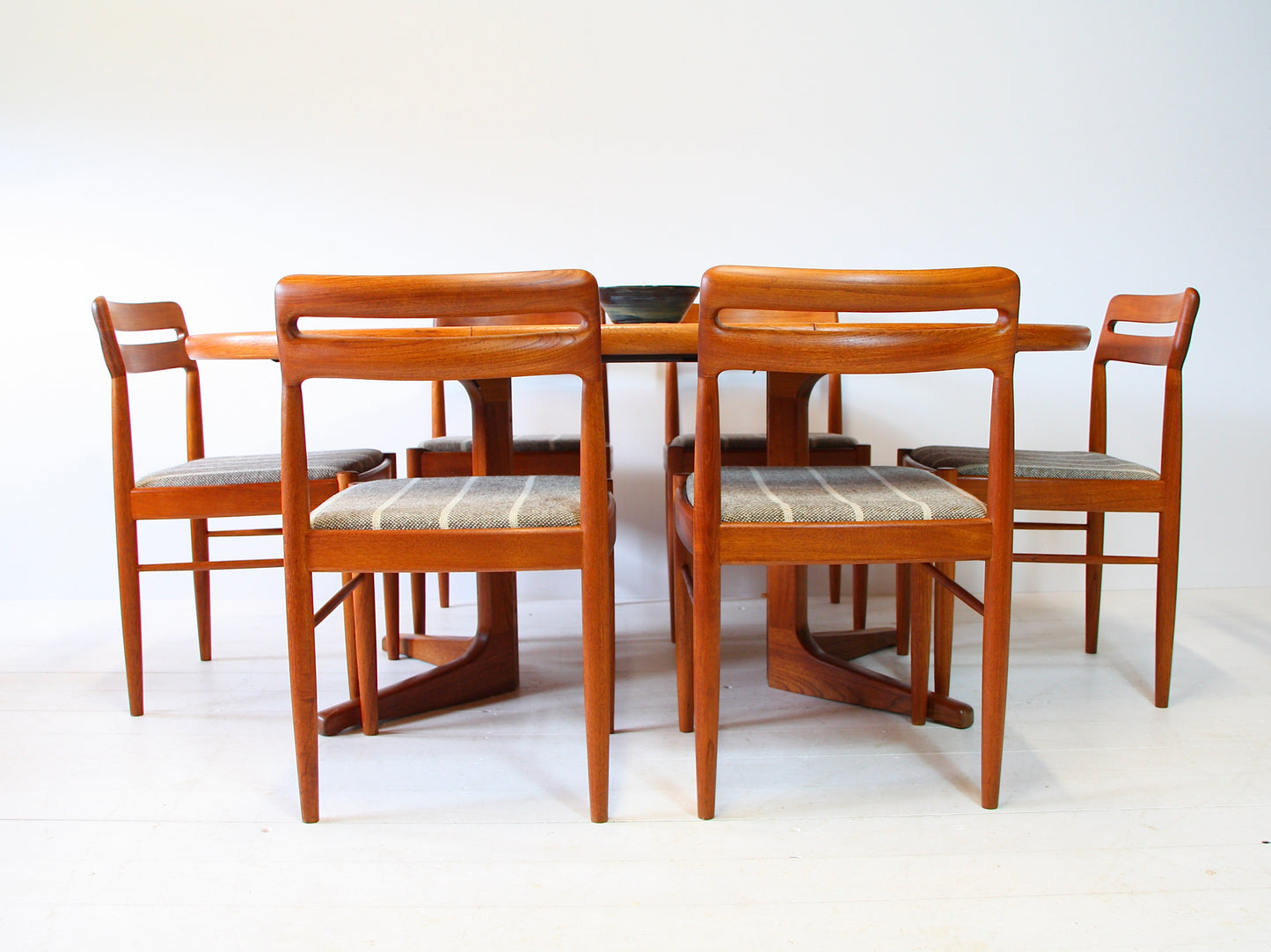 SOLD - Danish Extending Teak Dining Table by CJ Rosengaarden c.1960