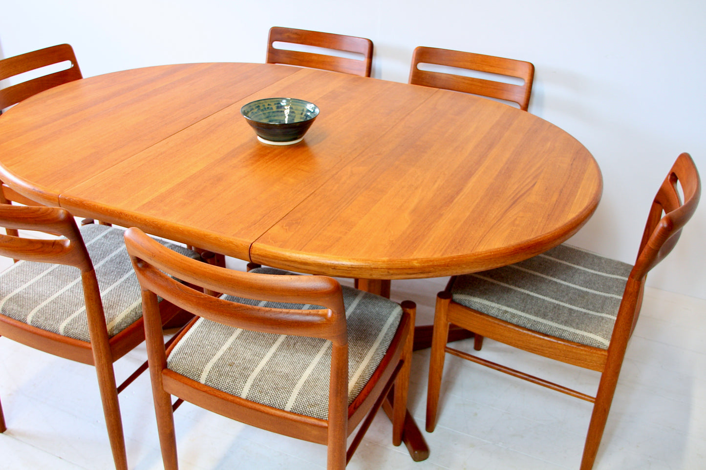SOLD - Danish Extending Teak Dining Table by CJ Rosengaarden c.1960
