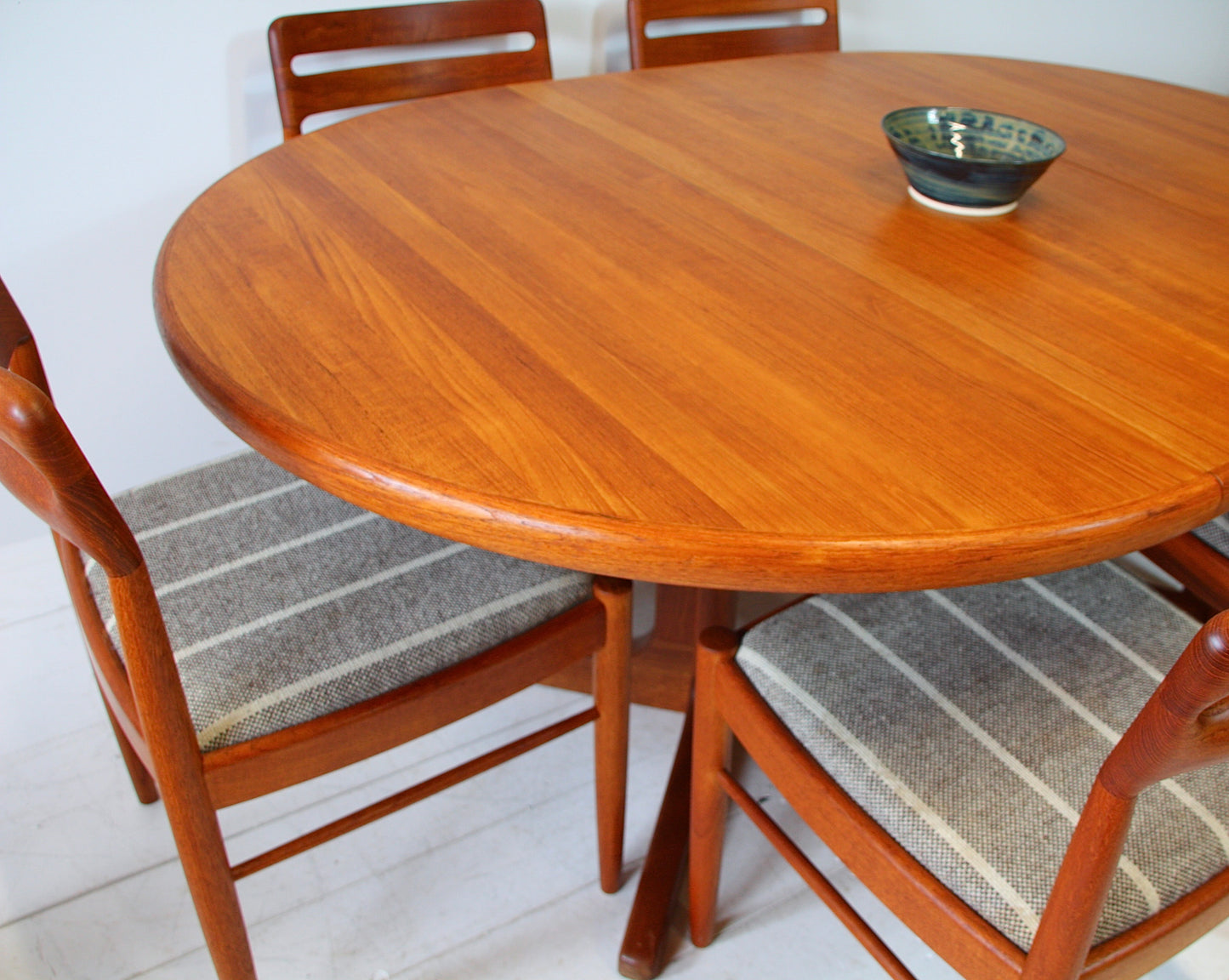 SOLD - Danish Extending Teak Dining Table by CJ Rosengaarden c.1960