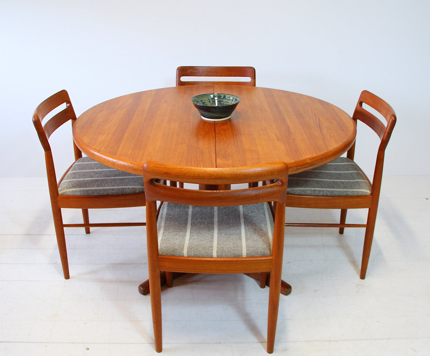 SOLD - Danish Extending Teak Dining Table by CJ Rosengaarden c.1960