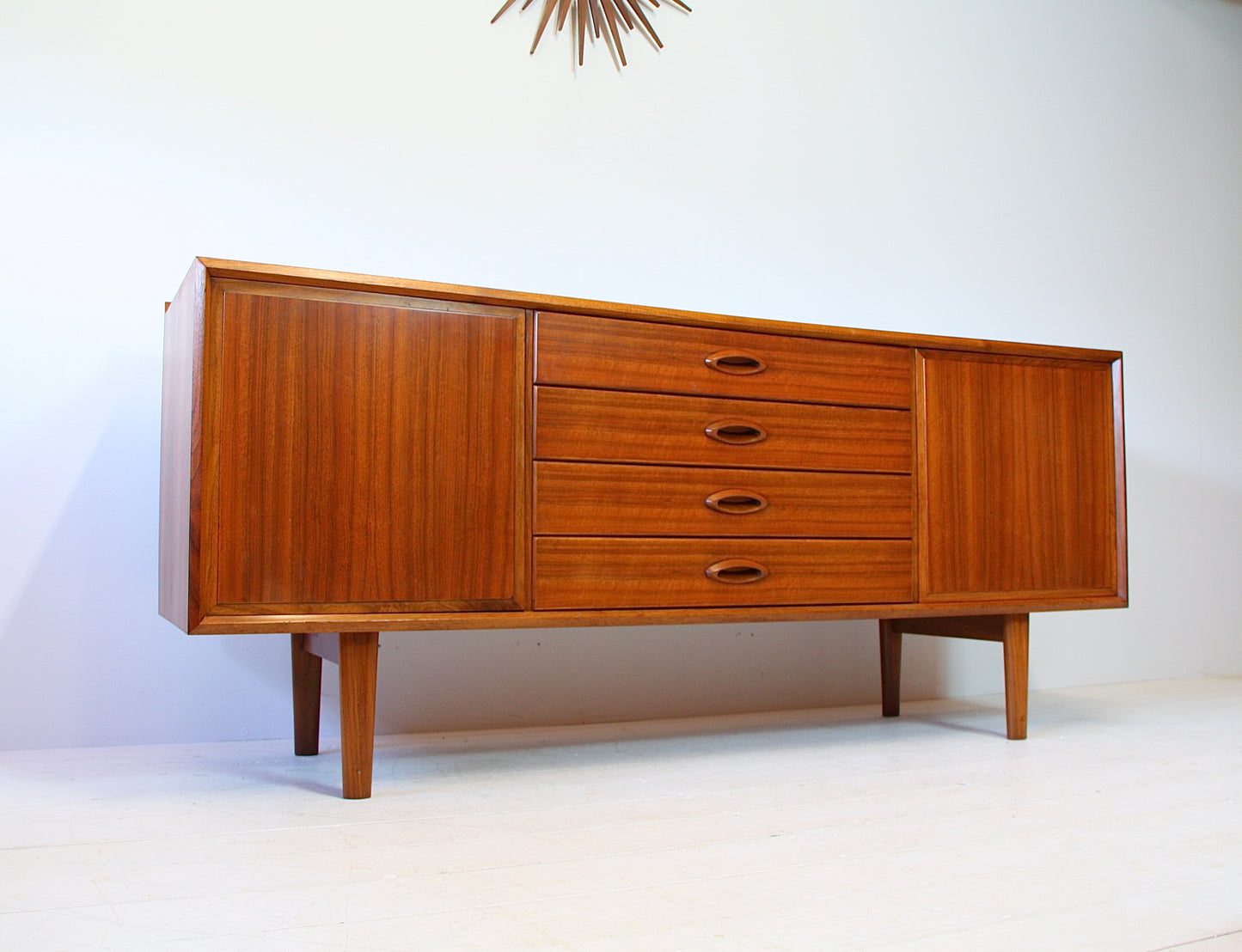 American Black Walnut Mid Century Sideboard by Gordon Russell - 1968
