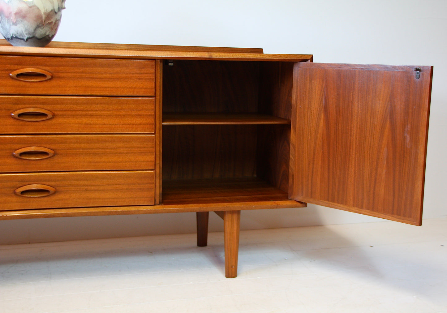American Black Walnut Mid Century Sideboard by Gordon Russell - 1968