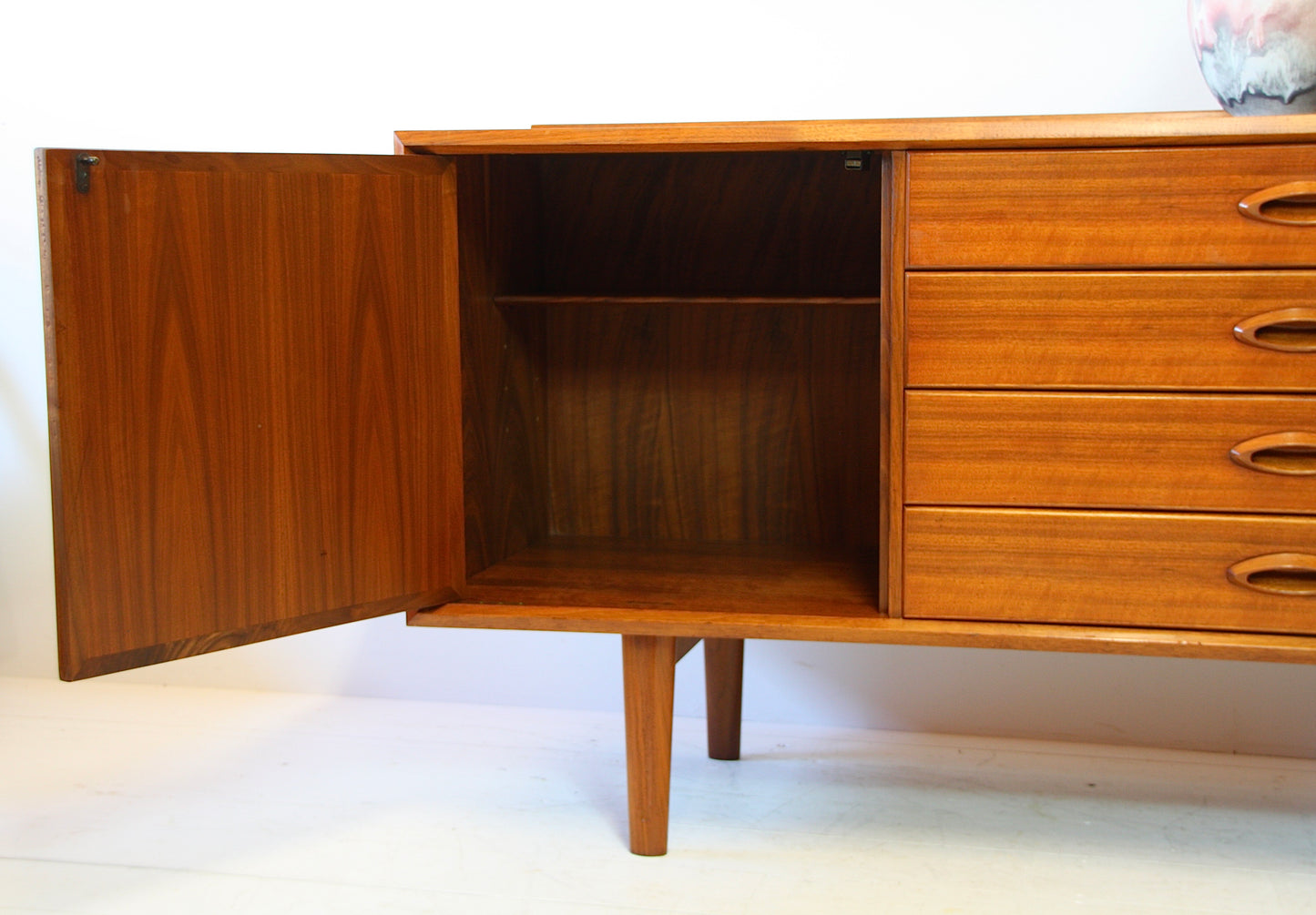 American Black Walnut Mid Century Sideboard by Gordon Russell - 1968