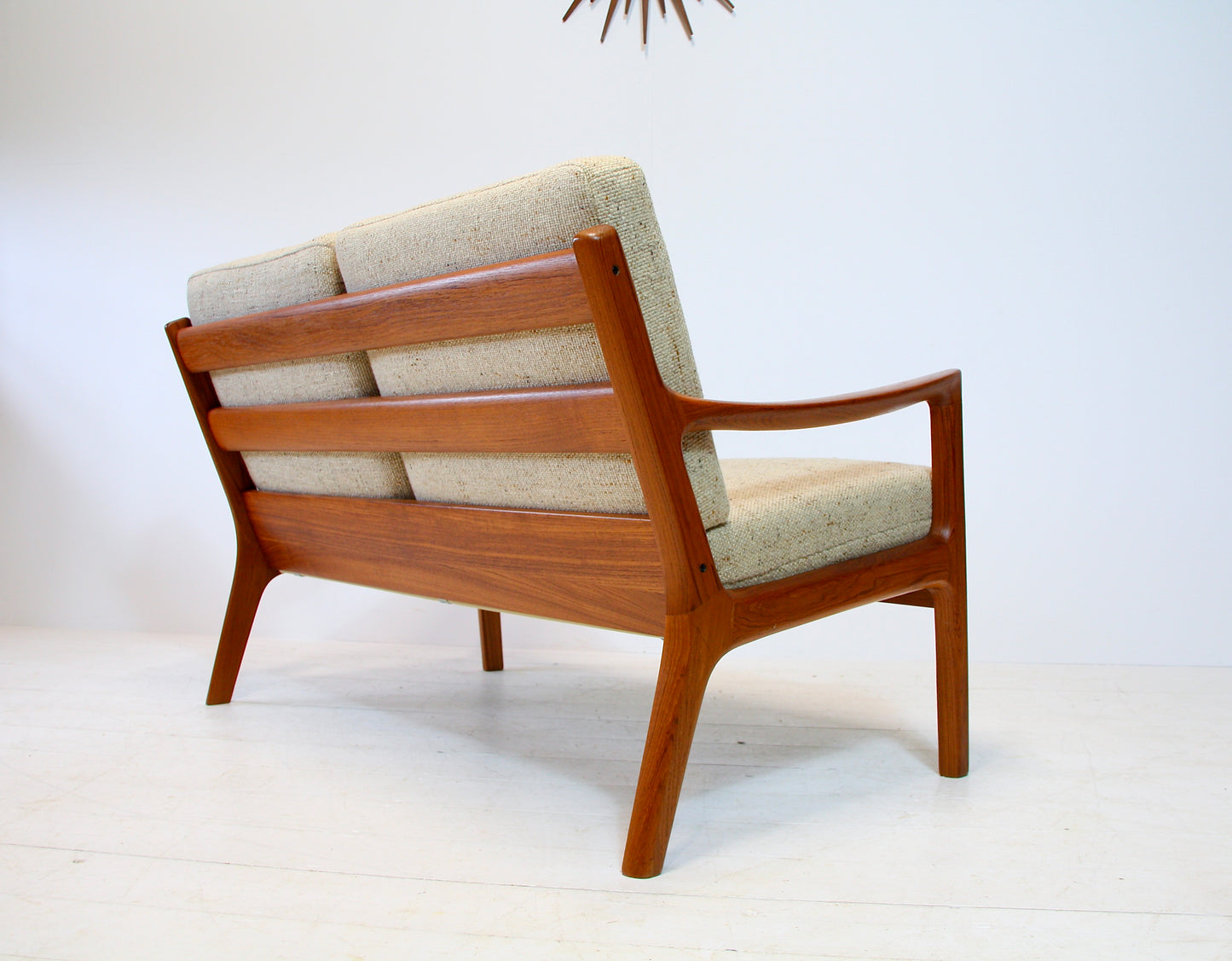Ole Wanscher Solid Teak Senator 2 Seater Sofa - Danish Modern c.1960
