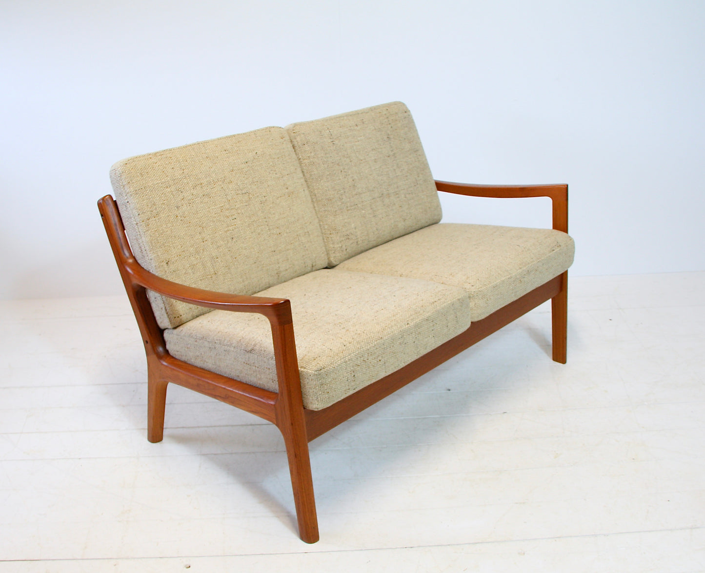 Ole Wanscher Solid Teak Senator 2 Seater Sofa - Danish Modern c.1960