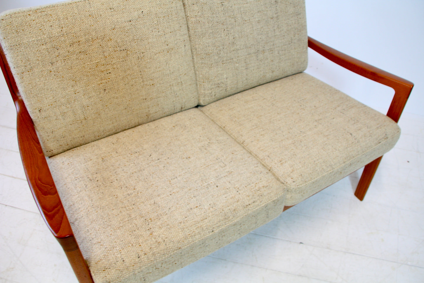 Ole Wanscher Solid Teak Senator 2 Seater Sofa - Danish Modern c.1960