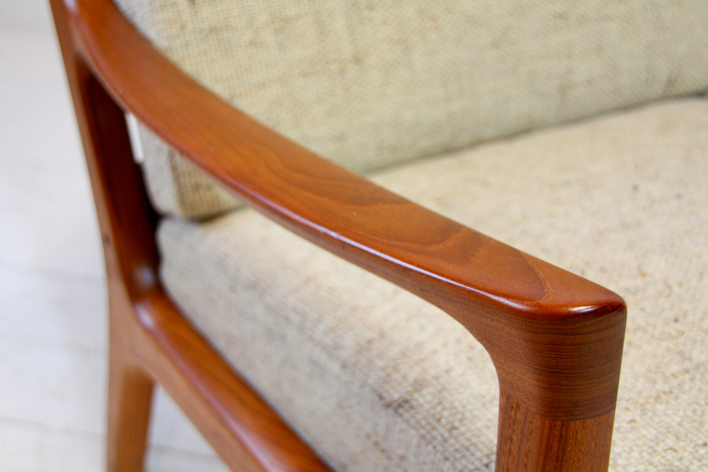 Ole Wanscher Solid Teak Senator 2 Seater Sofa - Danish Modern c.1960