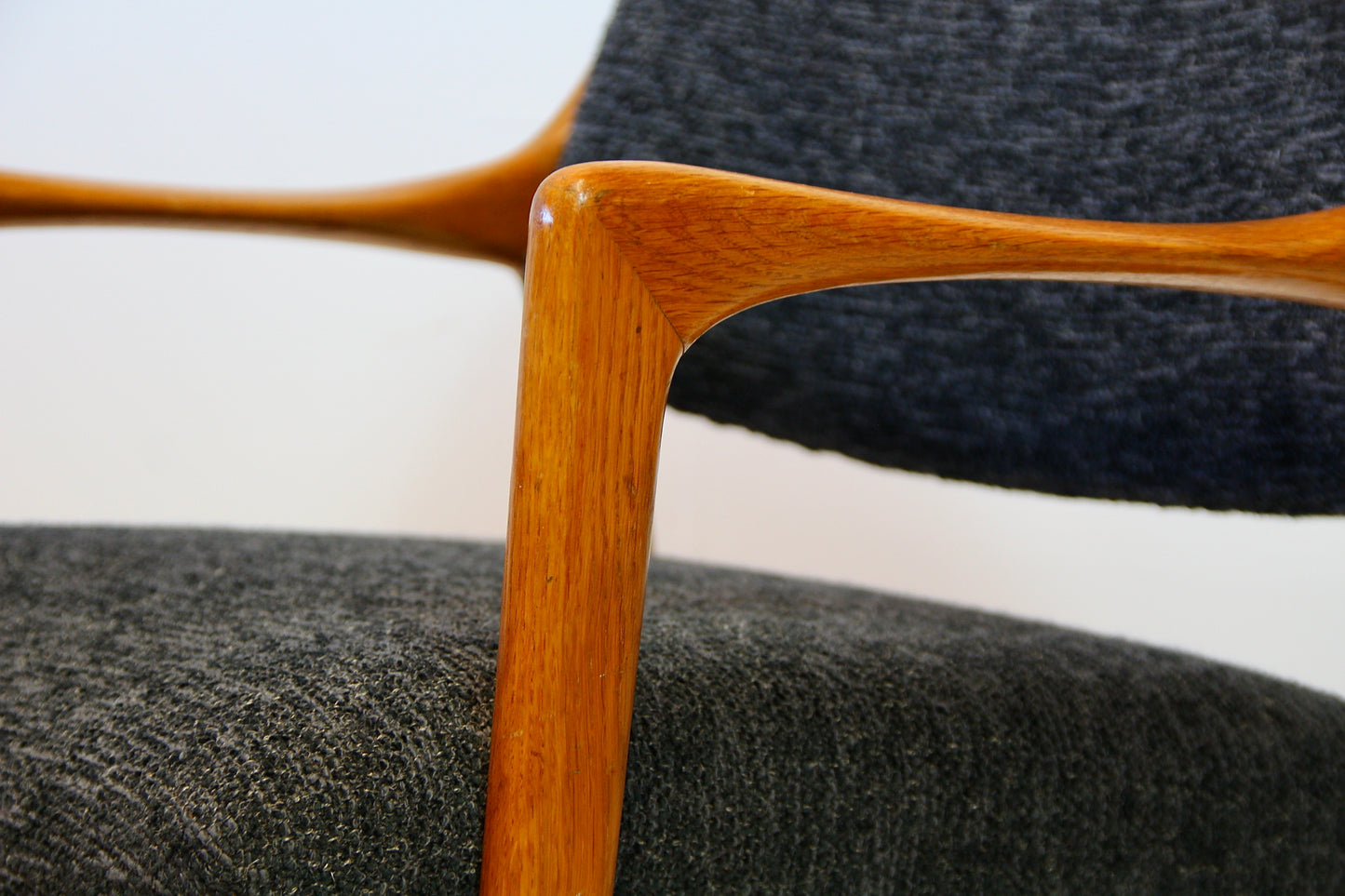 SOLD - Swedish Solid Oak Armchair by Bröderna Andersson - c.1960