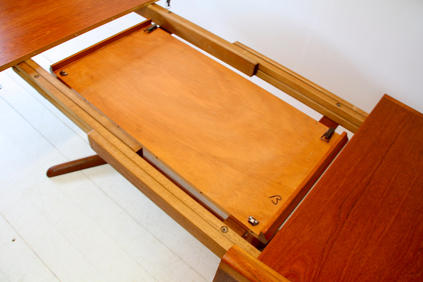 Extending Teak Dining Table by AM Møbler - Denmark c.1970