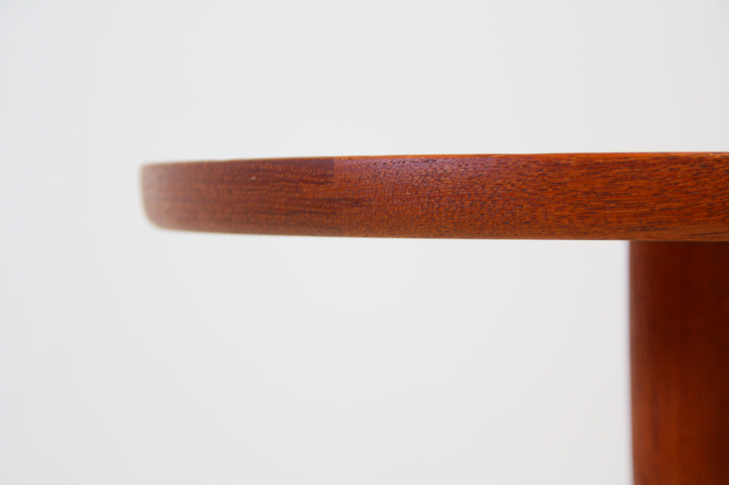 Hans C. Andersen Teak & Melamine Pedestal Side Table by Artex c.1960