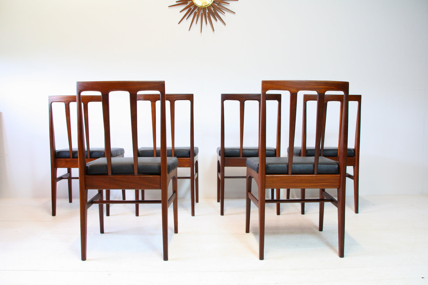SOLD - 6 Mid Century Dining Chairs by Younger c.1960