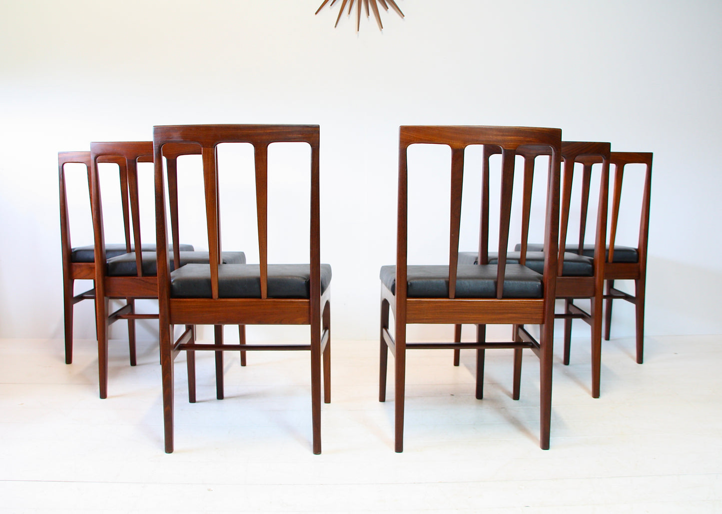SOLD - 6 Mid Century Dining Chairs by Younger c.1960