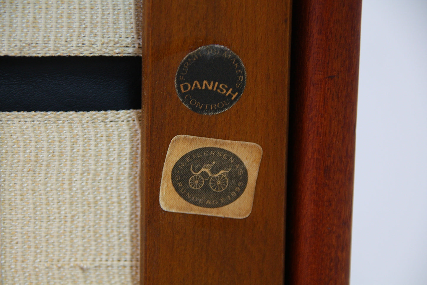 Illum Wikkelso Teak & Leather Armchairs - Denmark 1962