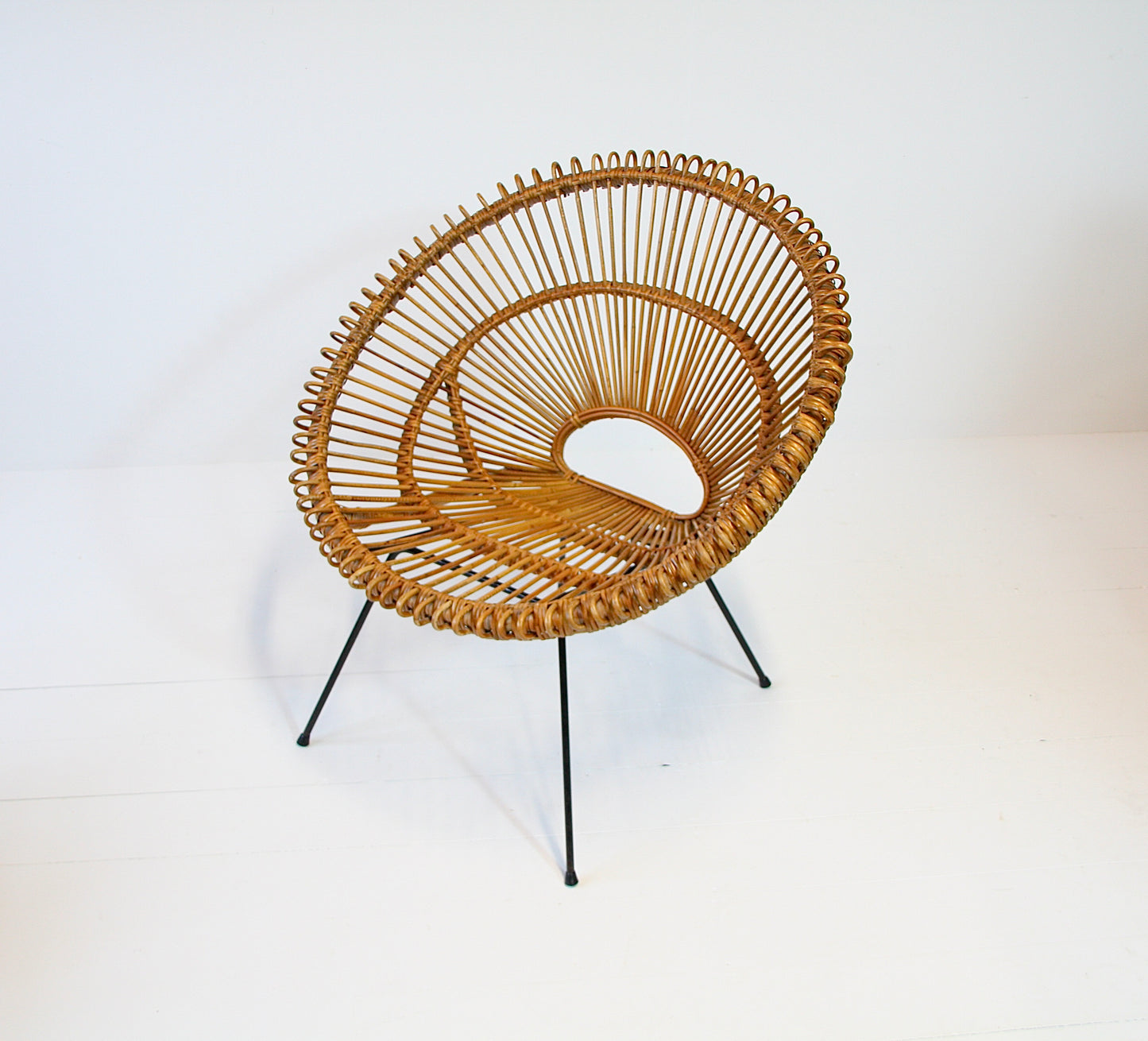 Rattan Chair by Janine Abraham & Dirk Jan Rol c.1950