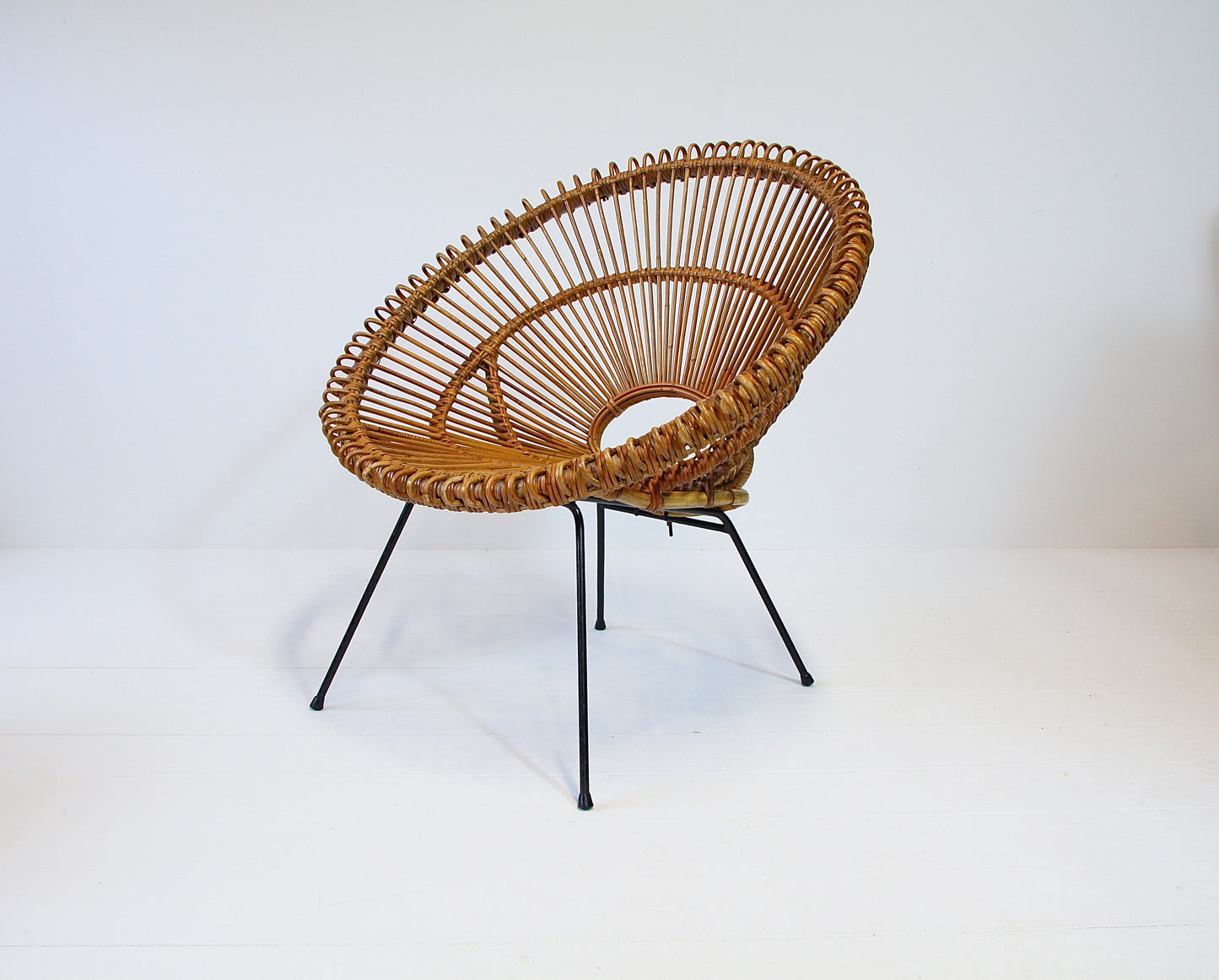 Rattan Chair by Janine Abraham & Dirk Jan Rol c.1950