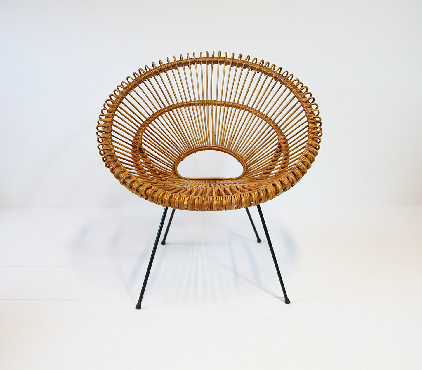 Rattan Chair by Janine Abraham & Dirk Jan Rol c.1950