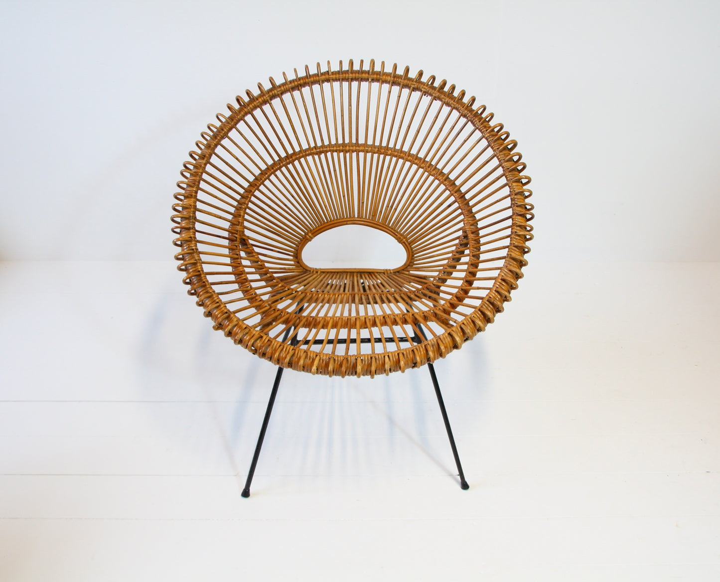 Rattan Chair by Janine Abraham & Dirk Jan Rol c.1950