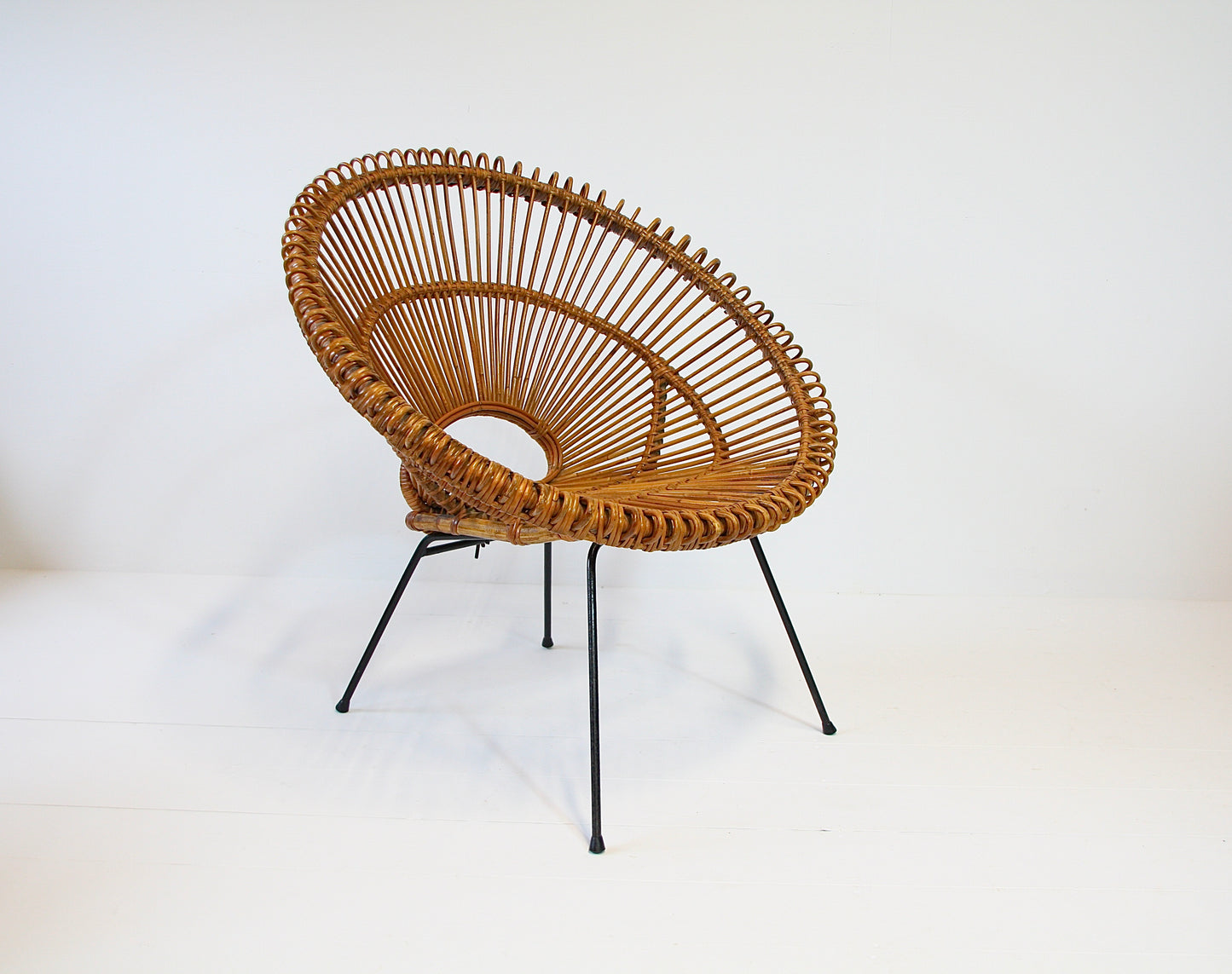Rattan Chair by Janine Abraham & Dirk Jan Rol c.1950