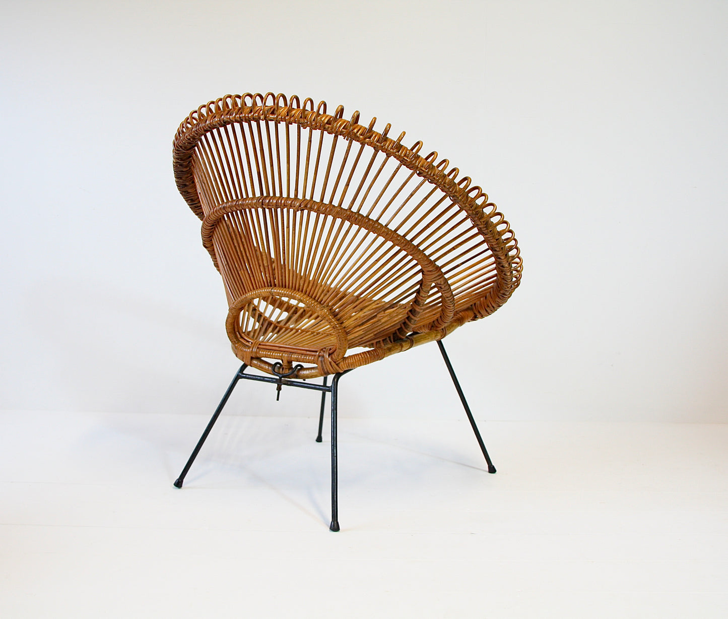 Rattan Chair by Janine Abraham & Dirk Jan Rol c.1950