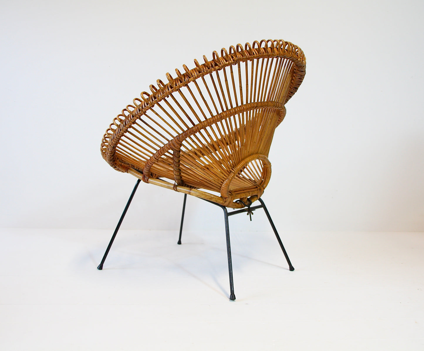 Rattan Chair by Janine Abraham & Dirk Jan Rol c.1950