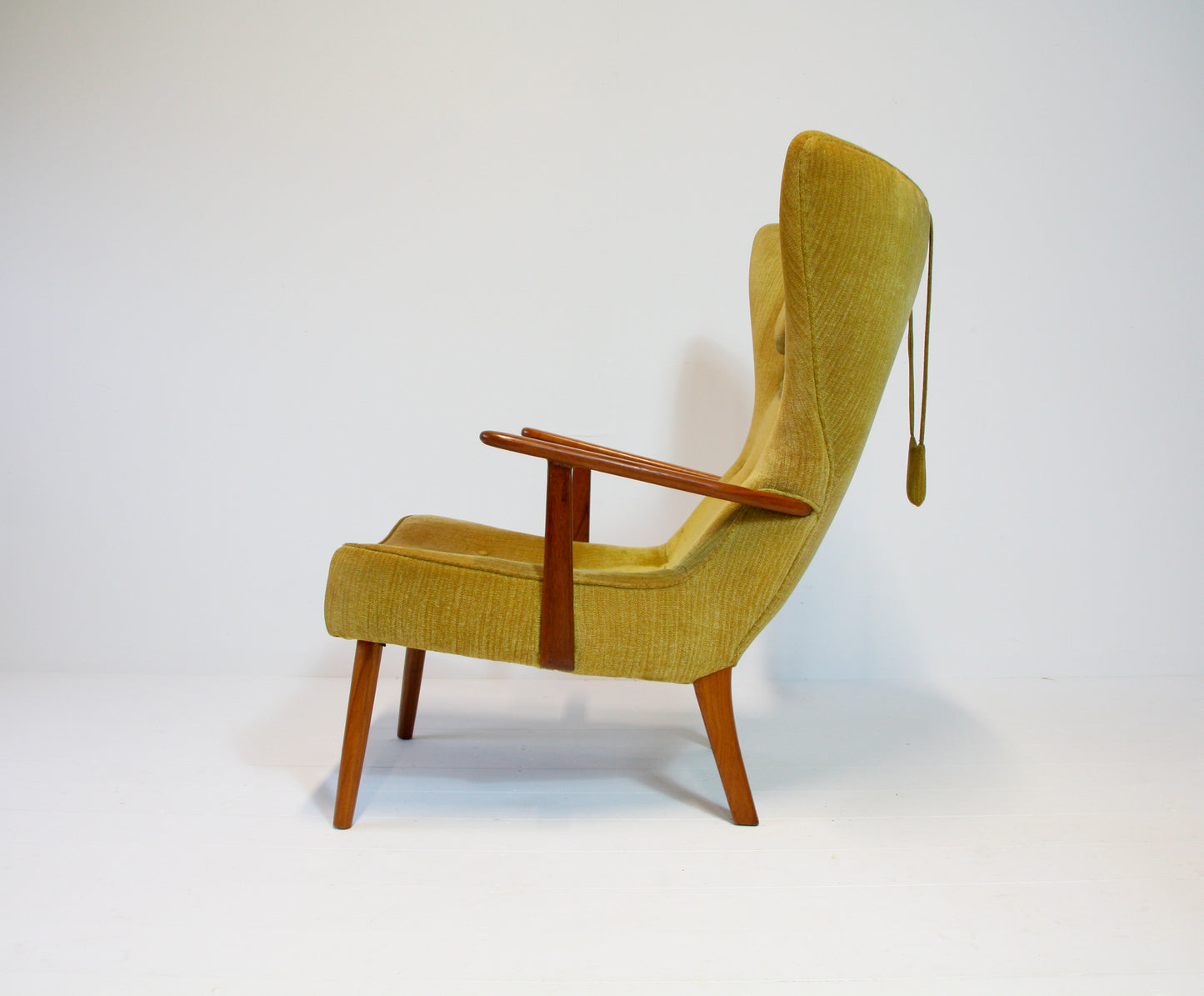 SOLD - Danish Mid Century Teak Armchair