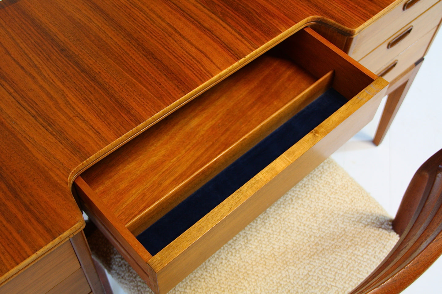 SOLD - Vintage Desk in Walnut by Alfred Cox 1967