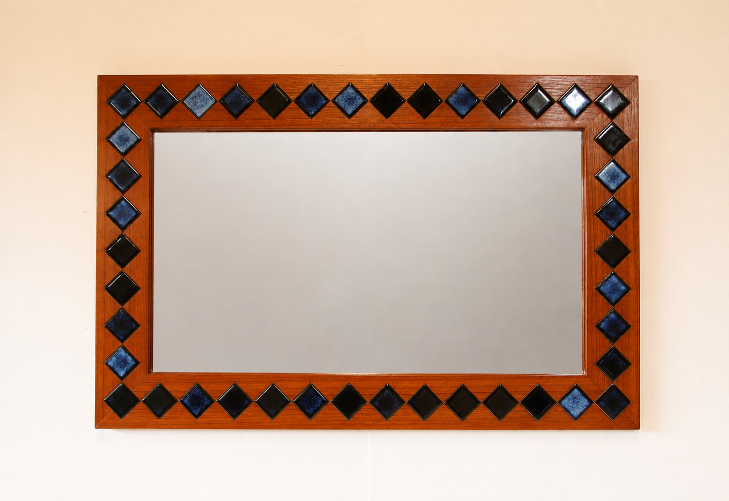 Vintage Danish Mirror by Lars Larsen c.1960