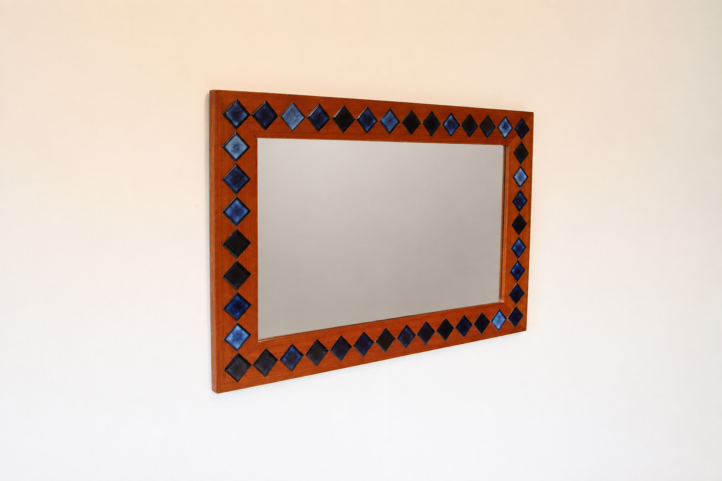Vintage Danish Mirror by Lars Larsen c.1960